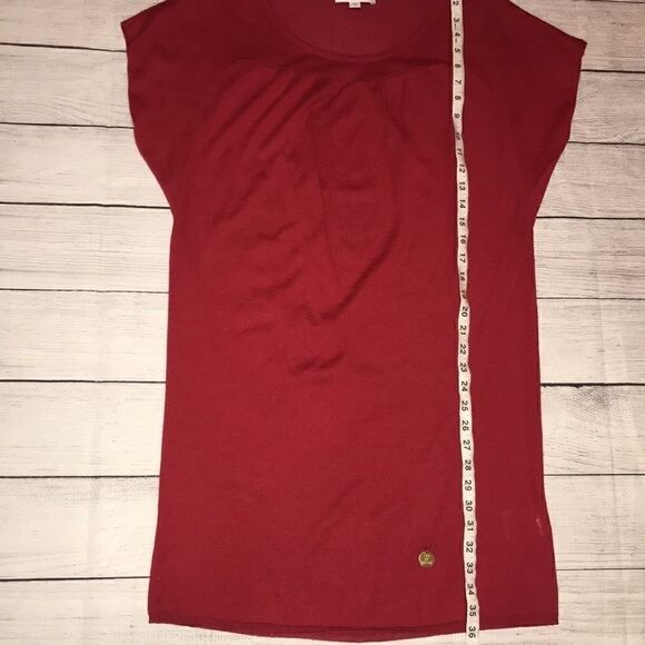 See by Chloe Red Wool Blend Shift Dress - Picture 6 of 10